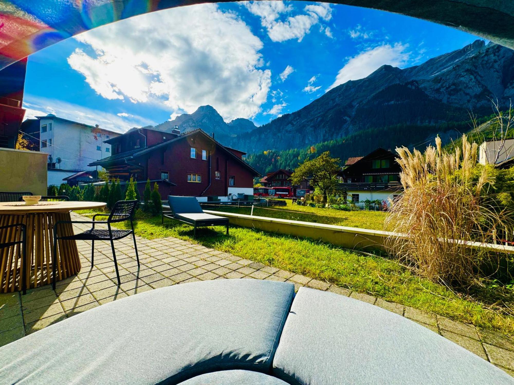 Апартаменти Cute & Cozy Oasis, Private Afternoon Sun Terrace Кандерштег Екстер'єр фото